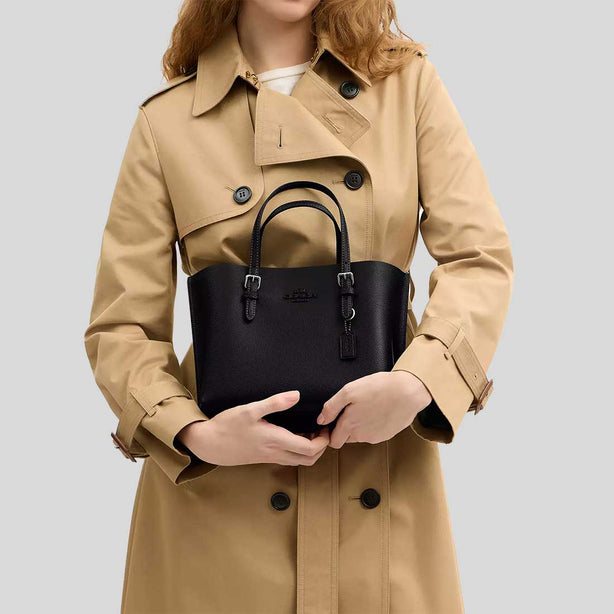 COACH Mollie Tote Bag 25 Black RS-CV966