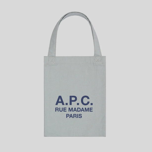 A.P.C. Lou Rue Madame Small Tote Bag Blue RS-COHMN-M67065