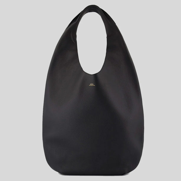 A.P.C. Le Neige Grained Leather Bag Black RS-PXCBC-F67008