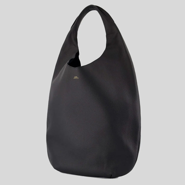 A.P.C. Le Neige Grained Leather Bag Black RS-PXCBC-F67008