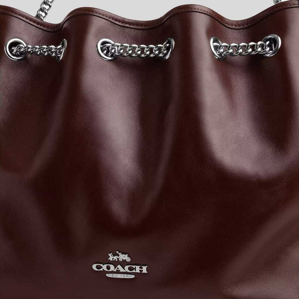 COACH Evelyn Shoulder Bag Maple RS-CCZ79