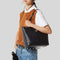 MCM Small Liz Shopper in Visetos Black RS-MWPGSLR03BK001