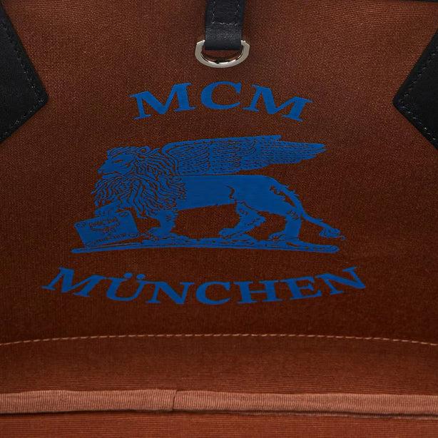 MCM Small Liz Shopper in Visetos Black RS-MWPGSLR03BK001