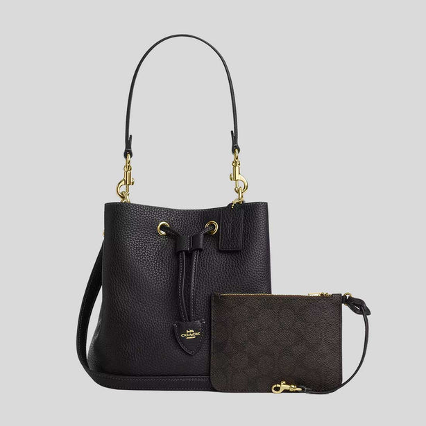 COACH Rowan Bucket Bag Black RS-CBH06