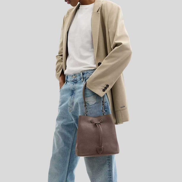COACH Rowan Bucket Bag Dark Stone RS-CBH06
