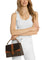 Michael Kors Greenwich Medium Signature Logo Satchel - Brown