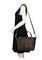Coach Kacey Satchel In Blocked Signature Canvas - Dark Brown