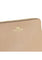 Coach Corner Zip Small Wristlet in Crossgrain Leather - Beige