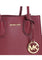 Michael Kors Mercer Medium Messenger Crossbody Bag - Mulberry