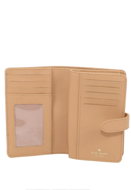 Kate Spade Carey Medium Compartment Bifold Wallet - Tiramisu Mousse