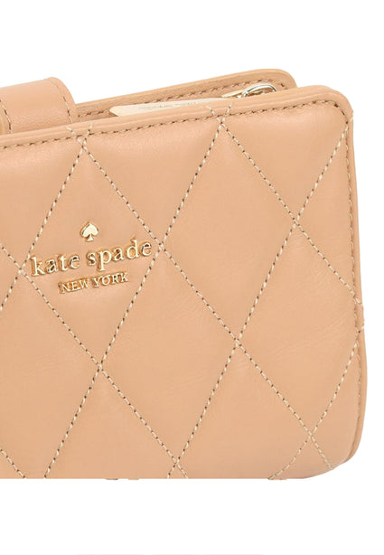 Kate Spade Carey Medium Compartment Bifold Wallet - Tiramisu Mousse