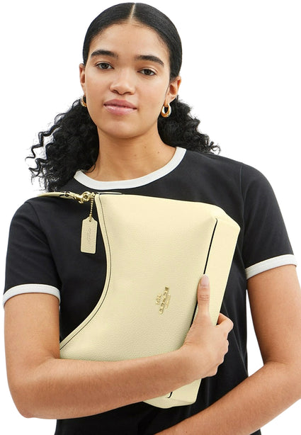 Coach Laurel Shoulder Bag - Moonlight Yellow