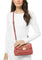 Michael Kors Lita Medium Leather Crossbody Bag - Pink