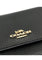 Coach Pebbled Leather Medium Envelope Wallet - Black