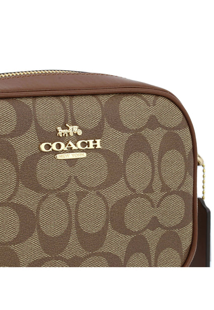 Coach Mini Jamie Camera Bag In Signature Canvas - Khaki Brown