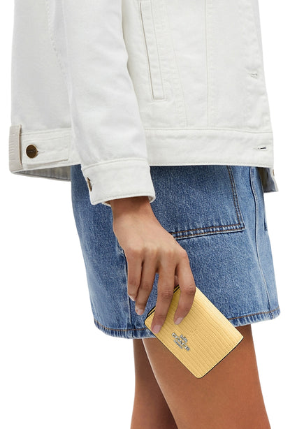 Coach Mini Wallet On A Chain - Yellow