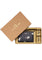 Coach Boxed Corner Zip Wristlet With Snowman Print - Navy