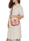 Coach [CLEARANCE] Coach Georgie Saddle Bag In Colorblock - Faded Blush