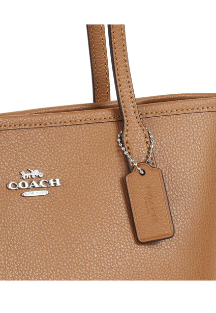 Coach Small City Tote Bag - Light Brown