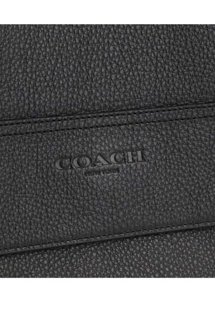 Coach Mens Houston Map Messenger Bag - Black