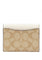Coach Mini Envelope Wallet With Strap In Signature Canvas - Light Brown