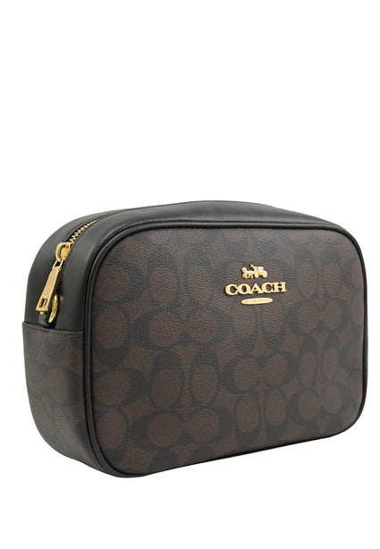 Coach Jamie Camera Bag In Signature Canvas - Dark Brown