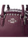Coach Sydney Satchel With Rivets - Deep Berry