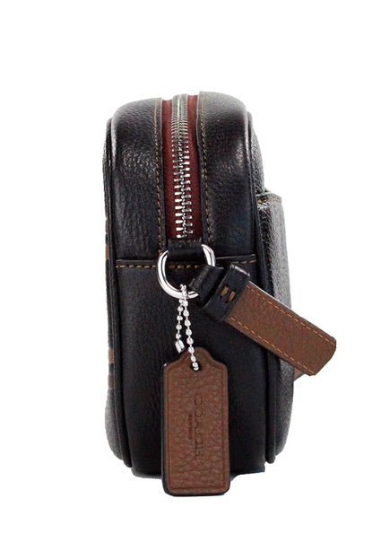 Coach Mini Jamie Camera Bag With Coach Stripe - Black