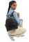 Coach Court Backpack In Blocked Signature Canvas - Charcoal Black