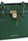 Michael Kors Hamilton Medium Satchel - Green