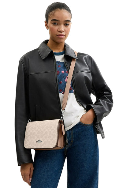 Coach Quinn Bag In Signature Canvas - Sand/Taupe