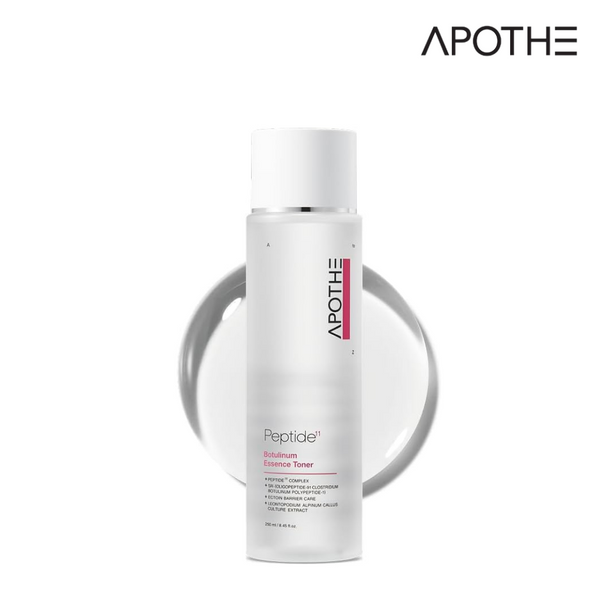 [APOTHE] Peptide 11 Botulinum Essence Toner 250ml - Multi Peptide Plumping & Firming Facial Toner for Glass Skin[International Shipping]