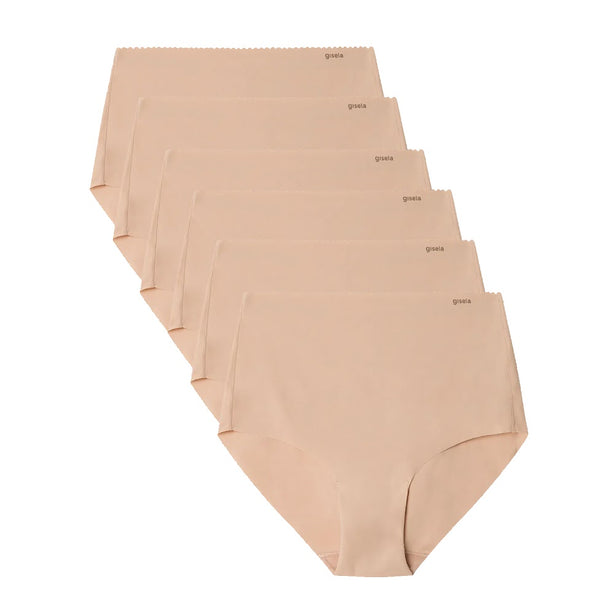 Pack of 6 High Waist Panty in Micro-Fibre