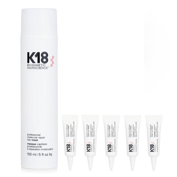 Hair Care Set: Professional Molecular Repair Hair Mask 150ml X1 + Travel Set 5mlx5 - 6pcs