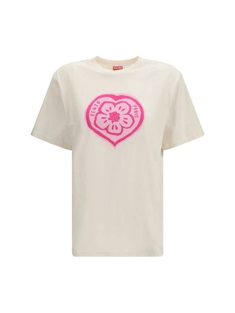 Kenzo Boke Heart T-shirt - Ecru