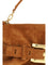 Balmain Medium Anthem Bag in suede calfskin - 8df Caramel