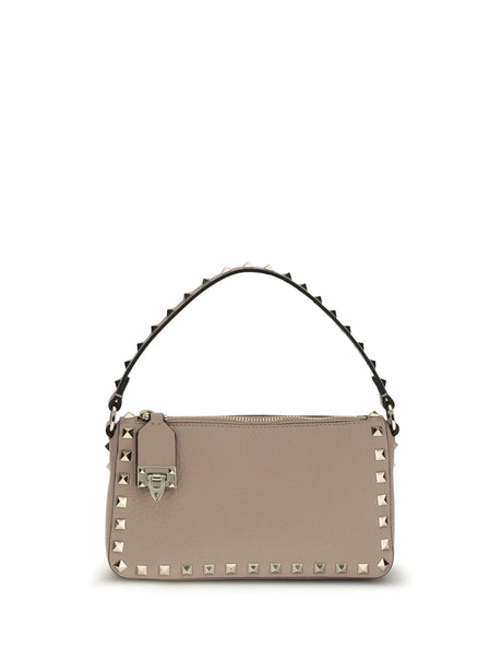 Valentino Garavani Rockstud Shoulder Bag - Poudre