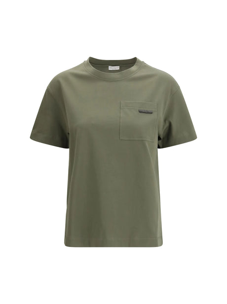 Brunello Cucinelli Cotton T-shirt - Tea Leaf