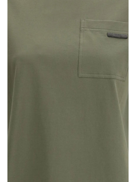 Brunello Cucinelli Cotton T-shirt - Tea Leaf