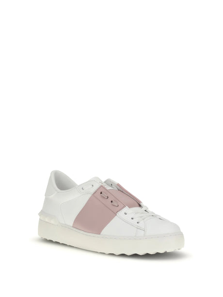 Valentino Garavani Open Sneakers - White/Water Rose/White