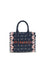 Pinko Canvas Tote Bag - Multicolor Blue-Antique Gold