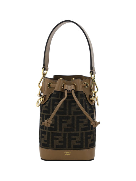 Fendi Mon Tresor mini Bucket Bag - Tab.Moro+Sand+O.Soft