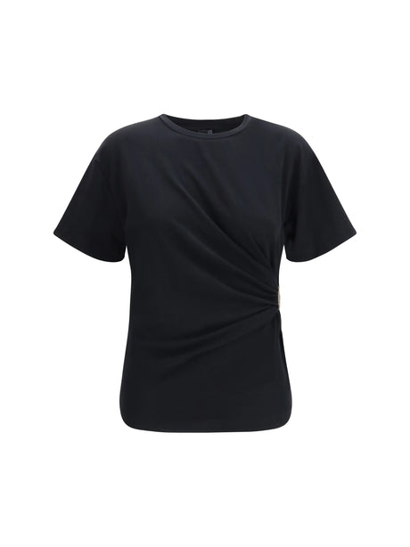 Pinko Draped Mary T-shirt - Black Limousine