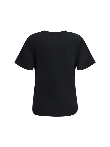 Pinko Draped Mary T-shirt - Black Limousine