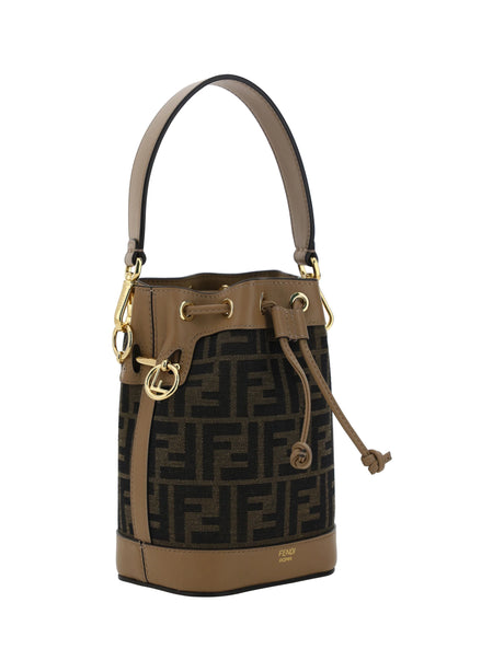 Fendi Mon Tresor mini Bucket Bag - Tab.Moro+Sand+O.Soft