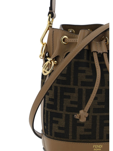Fendi Mon Tresor mini Bucket Bag - Tab.Moro+Sand+O.Soft