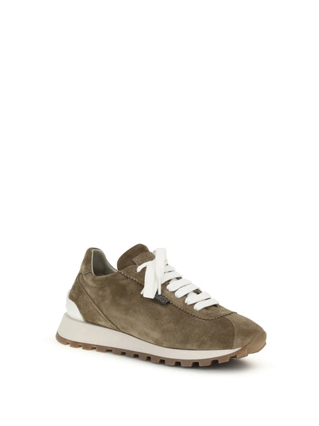 Brunello Cucinelli Sneakers with iconic embellishments - Summer Peat