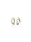 Self-Portrait Golden Hammered Crystal Earrings