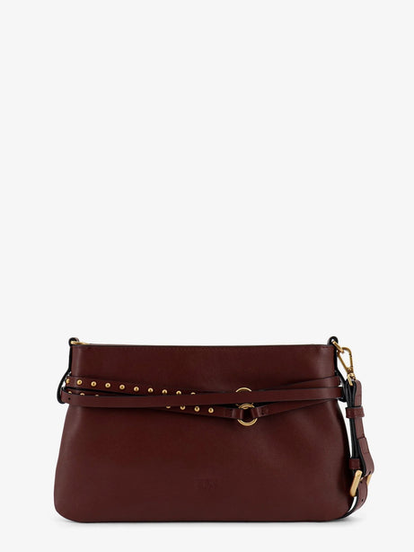 Pinko Leather Belt Bag shoulder bag - Burgundywine