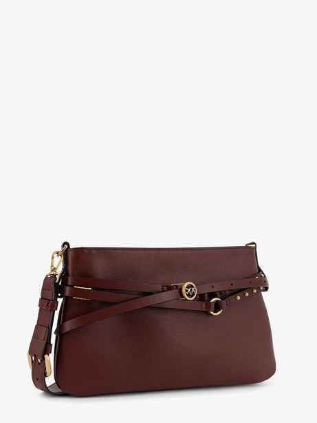 Pinko Leather Belt Bag shoulder bag - Burgundywine